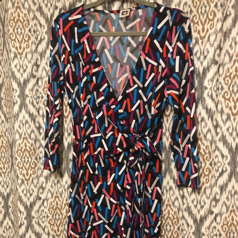 Anne Klein Faux Wrap Dress